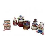 (5) Musical Ceramic Ornaments