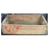 Estate Royal Crown Cola Wooden Crate