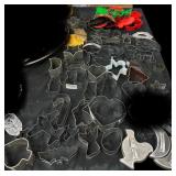 Lot Deal Estate Cookie Cutters (45) Metal &