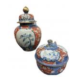 Imperial Japan Ginger Jar & Candy Dish