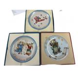 (3) MJ Hummel Wall Plates