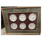 Fornasetti Mitologia Framed Plates Vintage