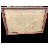 Oak & Glass Tabletop Showcase (Needs Glass)