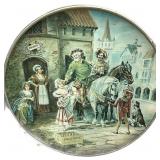 24 ï¿½ Round Vintage Falstaff Metal Advertisement