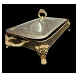 Goldtone Food Server wï¿½ Ovenproof Insert