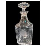 Jack Nicklaus Sports Center Crystal Wine Decanter