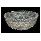 Heavy 8 ï¿½ Brilliant Cut Crystal Bowl