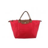 LONGCHAMP Red Pliage Hand Bag