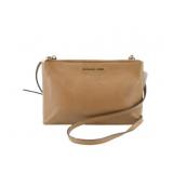 Michael Kors Beige Leather Designer Shoulder Bag