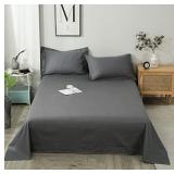 Flat Bed Sheet ,100% Brushed Microfiber Luxury