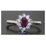 Genuine Ruby Dinner Ring
