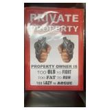 12in X 17in Indoor Outdoor Tin Sign