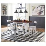 Ashley Valebeck Counter Height Dining Table and 4