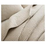 Pottery Barn Pick-Stitch Handcrafted Cotton Linen