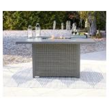 Ashley Palazzo RECT Bar Table w/Fire Pit