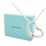 Tiffany & Co. Open Heart Necklace Pendant
