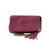Gucci Dark Fuchsia Chain Shoulder Bag