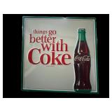 24-in Coca-Cola Metal Sign