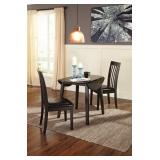 Ashley Hammis Round Drop Leaf Table & 2 Chairs