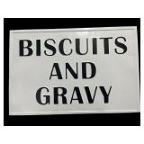 36-in Farmhouse Biscuits & Gravy Sign