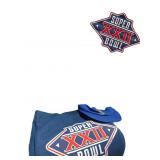 1988 Super Bowl Throw, Banner & Sun Cap
