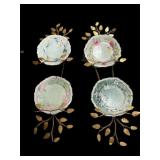 (2) Plate Racks wï¿½ Plates