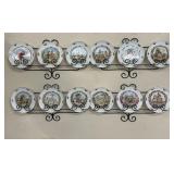 (12) Ltd Edition Franklin Porcelain Almanac