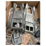 Box of Model Car Frames & Parts