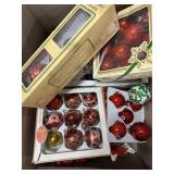 Huge Box Glass Vintage Ornaments