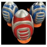 (3) Soft Catch Footballs