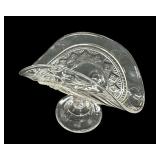 Pedestal Curved Glass Dish