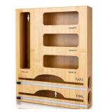 Wooden Storage Bag Holder