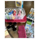 (36) New Apple Barrel Craft Paint, Brushes,