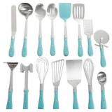 Pioneer Woman 15 Pc All in One Kitchen Tool &