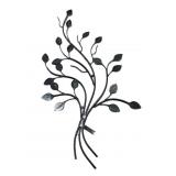 Metal Leaf Wall Plaque
