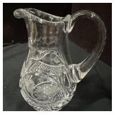 Beautiful Crystal Pitcher