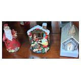 Glass Christmas Figurines