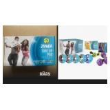 ZUMBA Tone Up Plus-5 DVDs, Program Guide & Toning