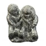 Wolf Original Soapstone Sculpture Eskimos
