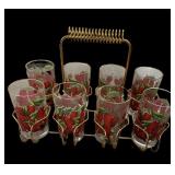 (8) Hot Pepper Glasses wï¿½ Carrier