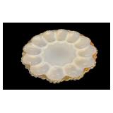 Gold Trim Deviled Egg Dish