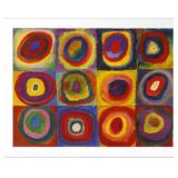 Color Study Squares Giclee by Wasilly Kandinsky