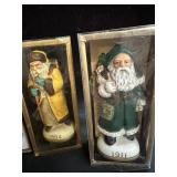 (8) Santa Ornaments Depicting 1800s & Early 1900s