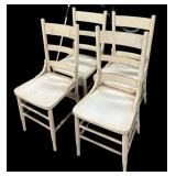 Set of (4) Vintage Sturdy Chairs