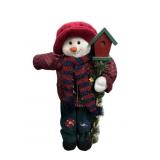 Snowman wï¿½ Birdhouse