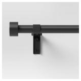 New 66 - 120 ï¿½ Black  Curtain Rod