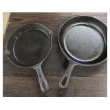 (2) #7 Cast Iron Skillets