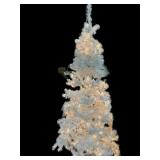 Beautiful 6.5 Lighted White Christmas Tree