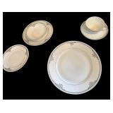 55 Pc Z. S. & C Bavaria Dish Set Wï¿½ Cream &