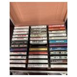 Cassette Case of Vintage Music by Willie, Hank,